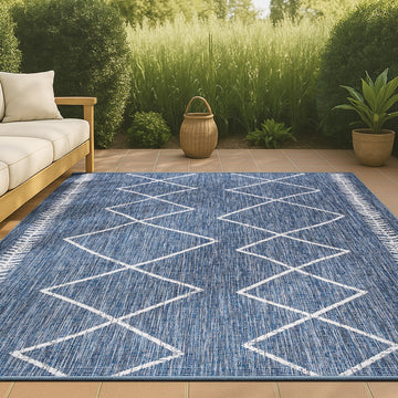Derya Tribal Diamond Trellis Indoor/outdoor Area Rug
